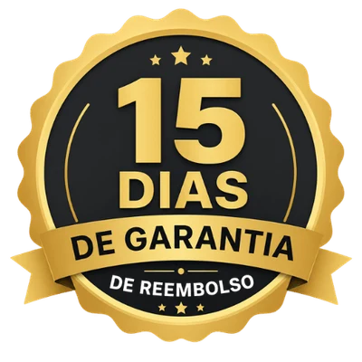 15 dias de garantia de reembolso