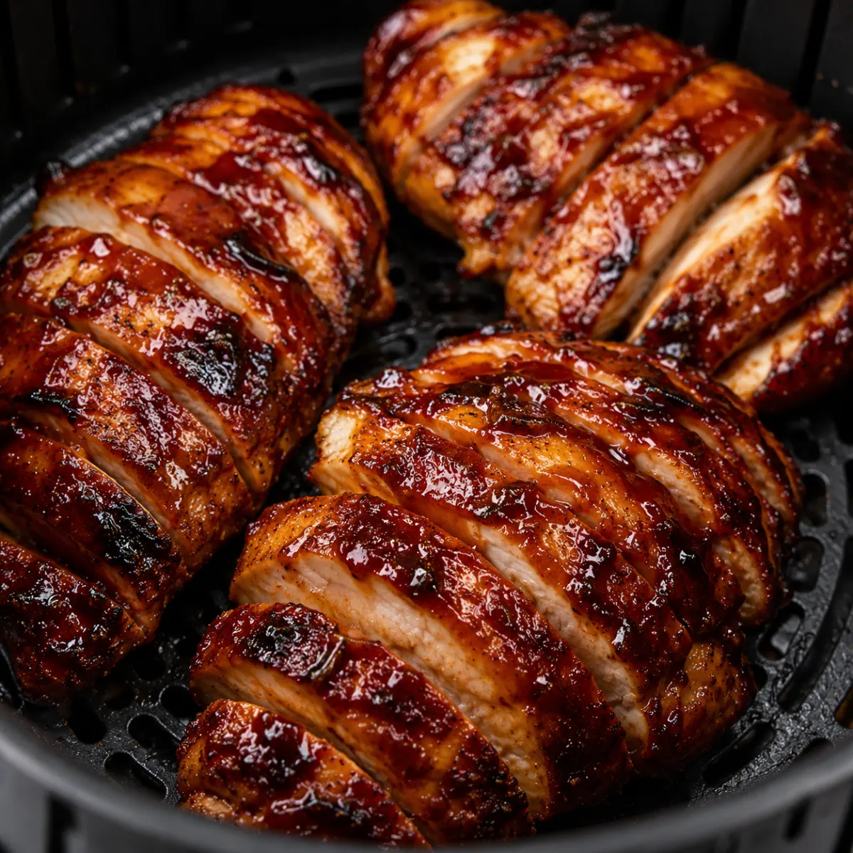 Frango BBQ na air fryer